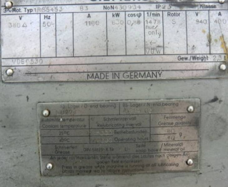 Three-phase servo motor SIEMENS Typ: 1RS 5453 B3 ( 1RS5453B3 ) gebraucht, geprüft ! photo on Industry-Pilot